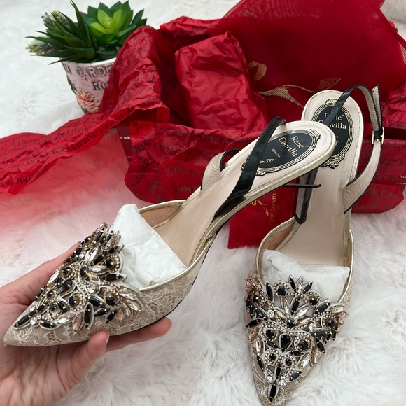 Rene caovilla, like new, size 39,5 - Picture 5 of 8